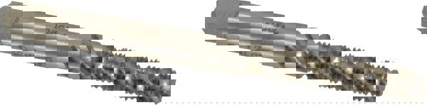 #8-36 UNF, 3 Flute, Bottoming Chamfer, Bright Finish, High Speed Steel Spiral Flute STI Tap